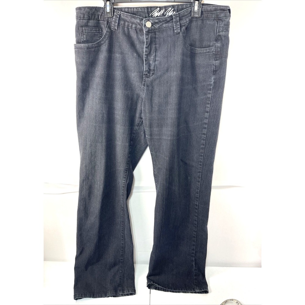 Bill Blass Womens Black Jeans Size 16 Stretch Boot Cut